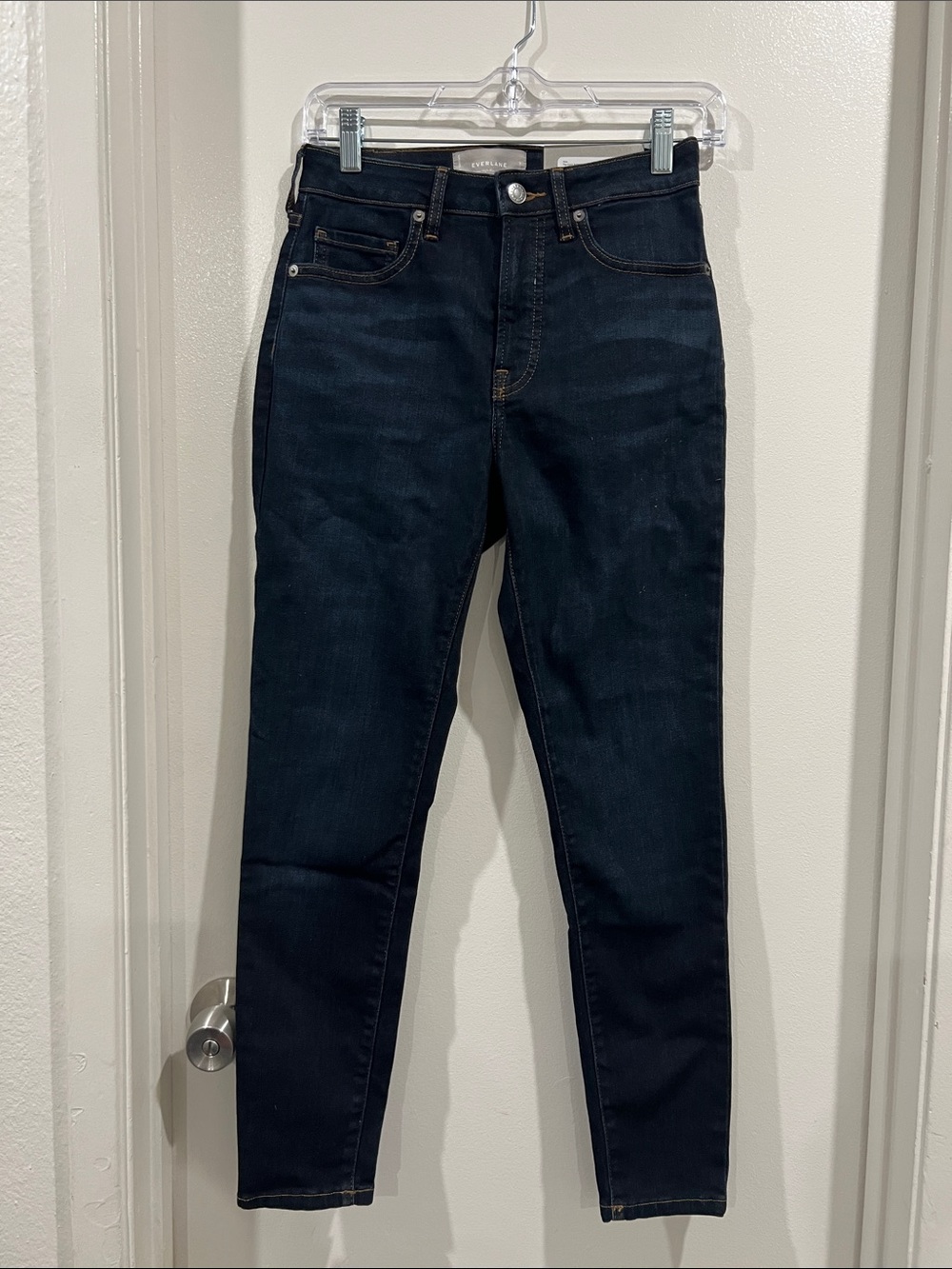 Everlane The Curvy High Rise Skinny Jean Ankle Crop Size 26